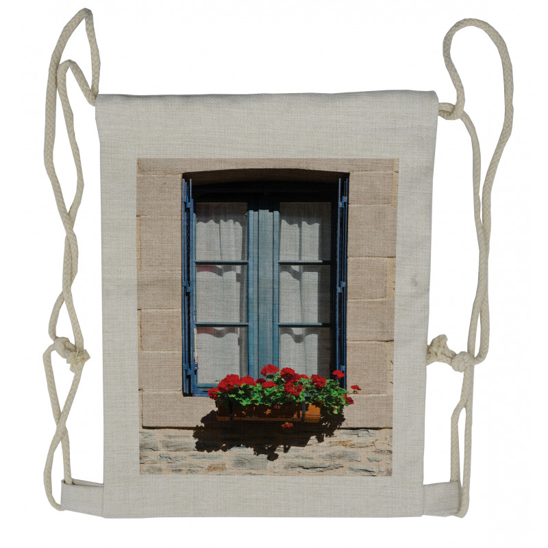 Mediterranean Window Drawstring Backpack