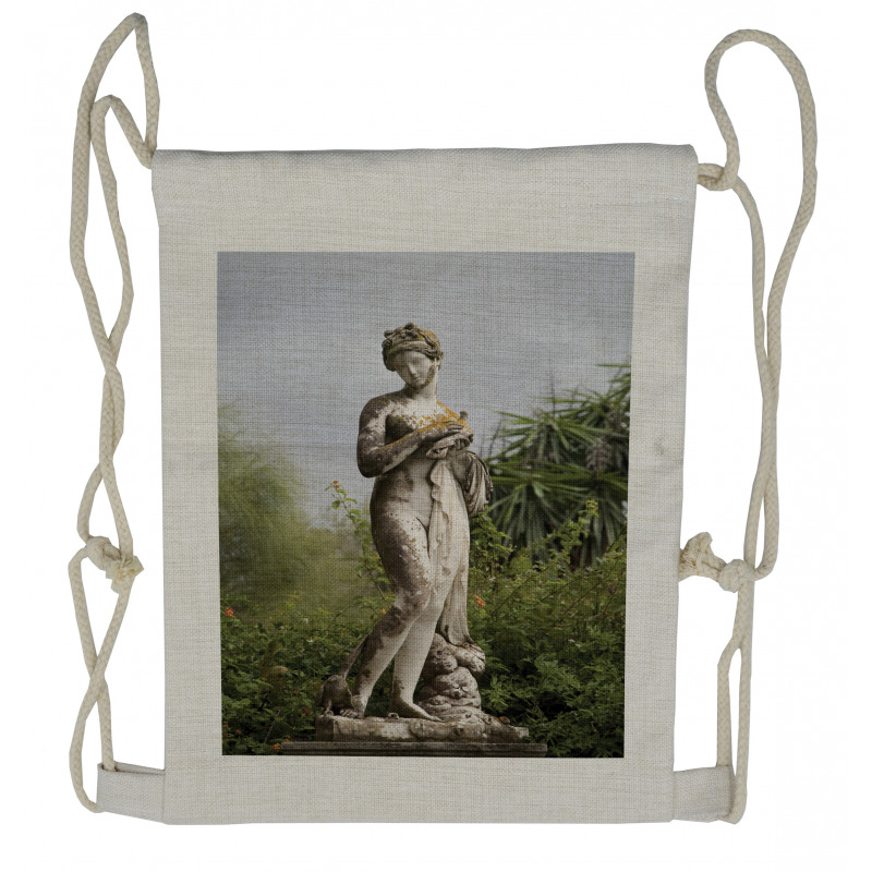 Achilion Palace Corfu Drawstring Backpack