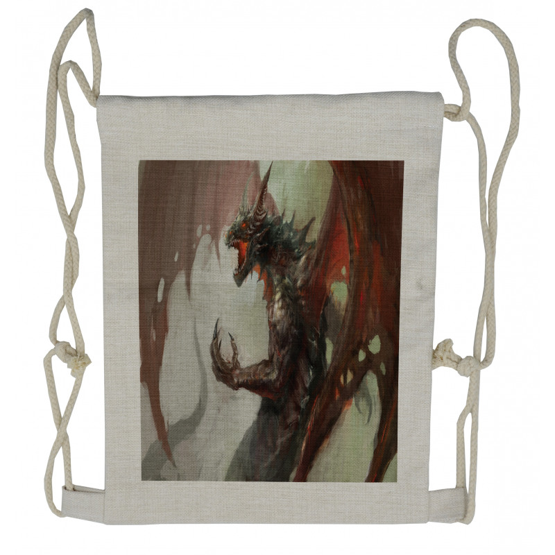 Creature Dragon Drawstring Backpack