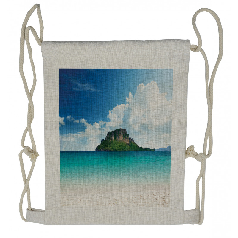 South Paradise Drawstring Backpack