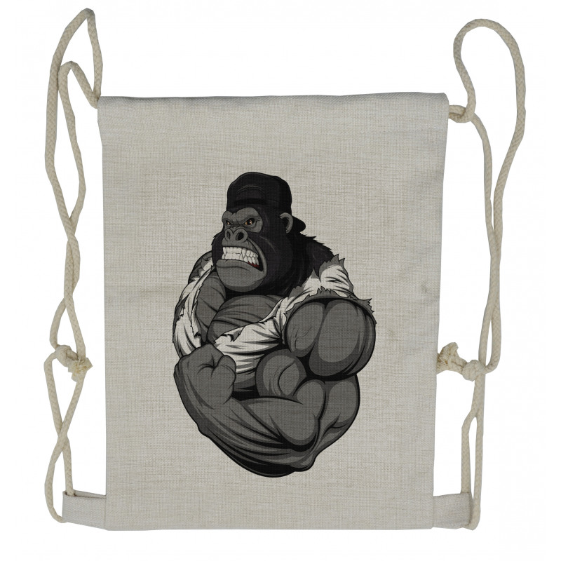 Animal Athlete Gorilla Drawstring Backpack