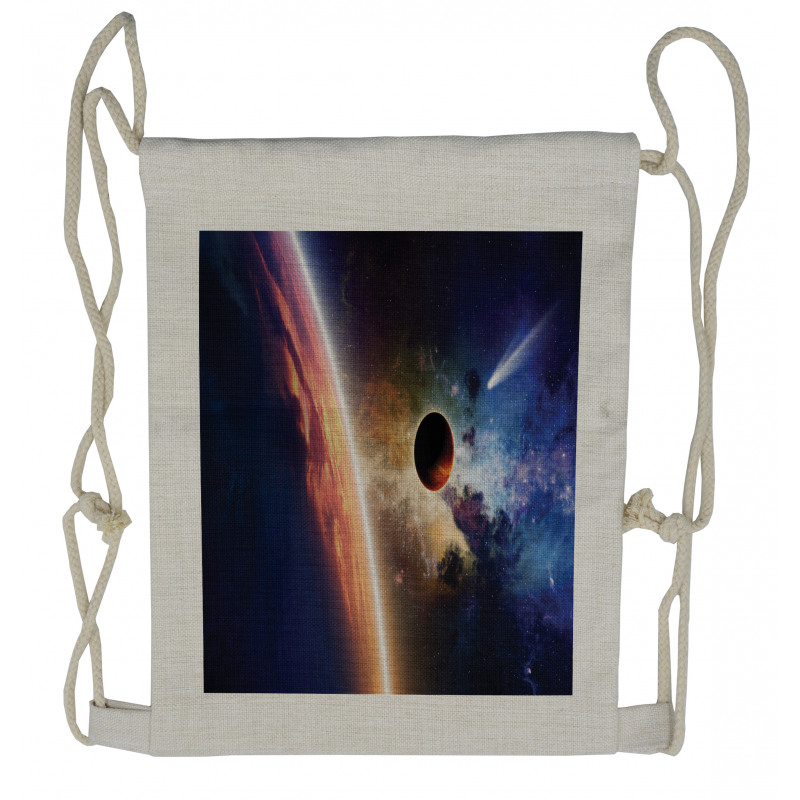 Solar System Cornet Drawstring Backpack