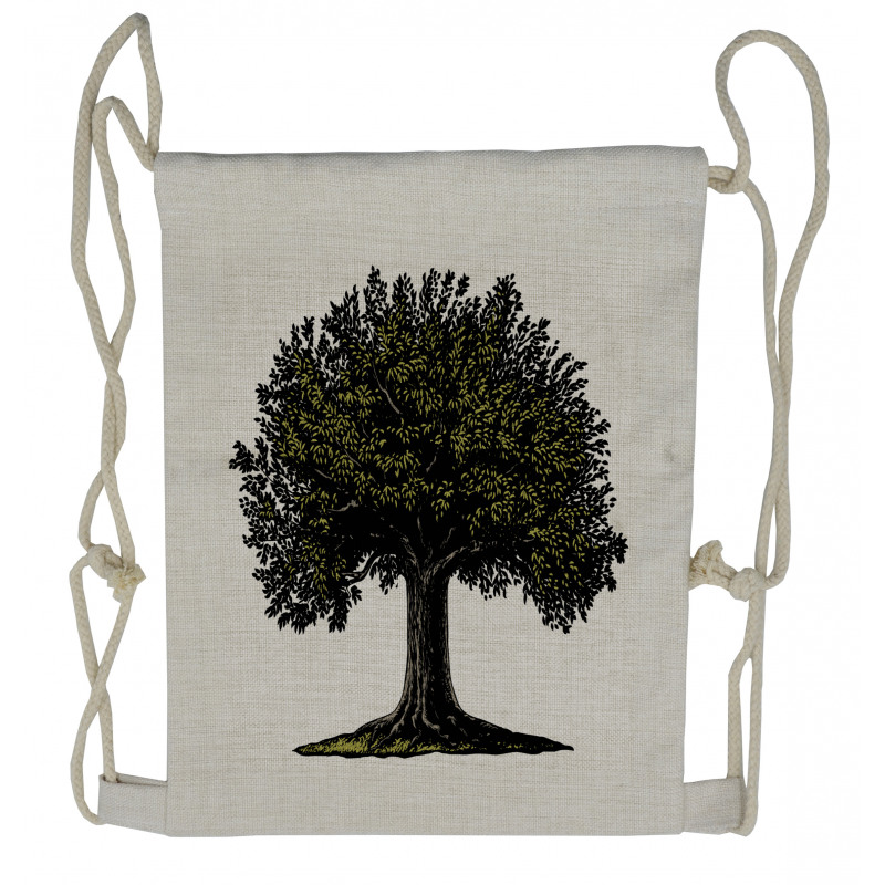 Digital Fruit Tree Drawstring Backpack