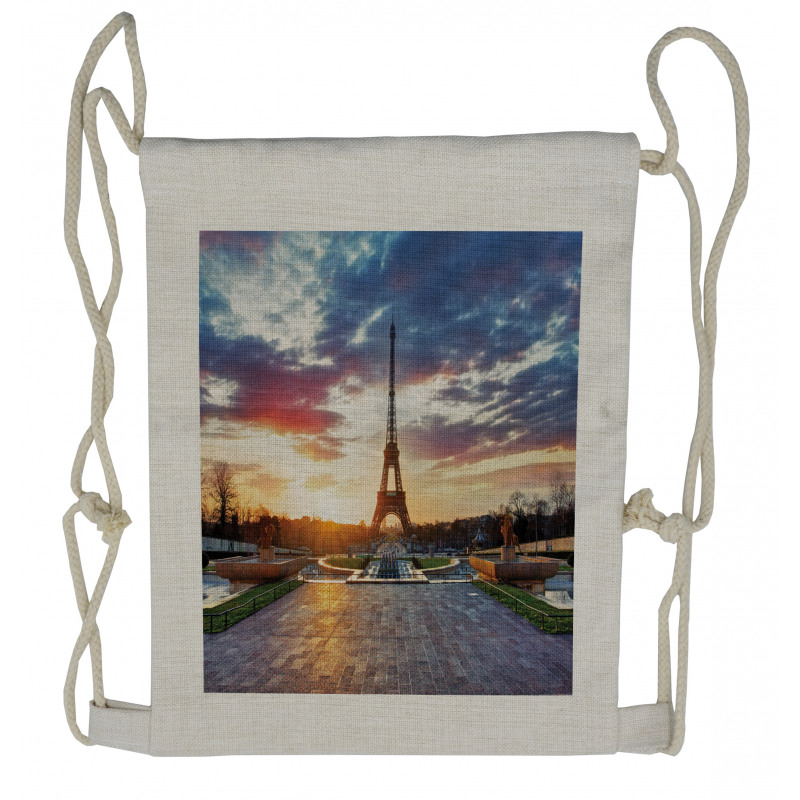 Sunrise Scenery Drawstring Backpack