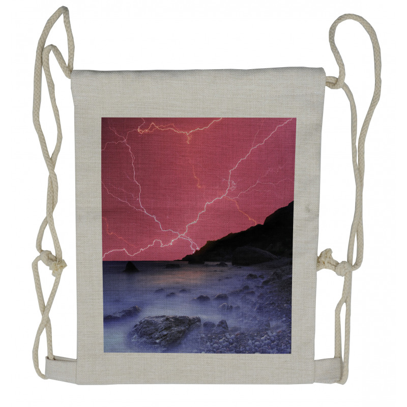 Thunderstorm Phenomena Drawstring Backpack