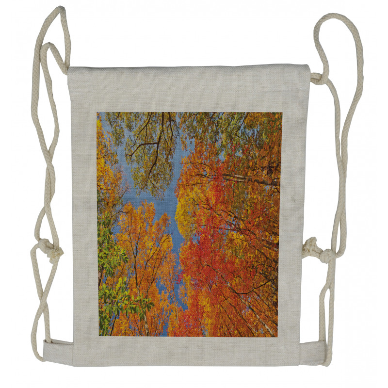 Forest in Autumn Drawstring Backpack