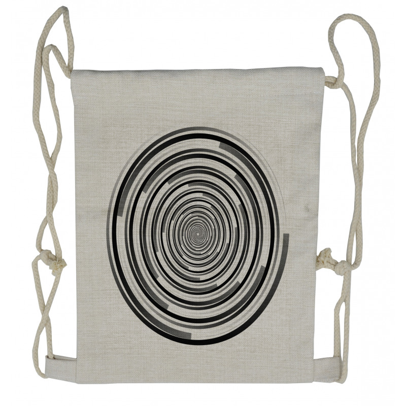 Abstract Art Spirals Drawstring Backpack