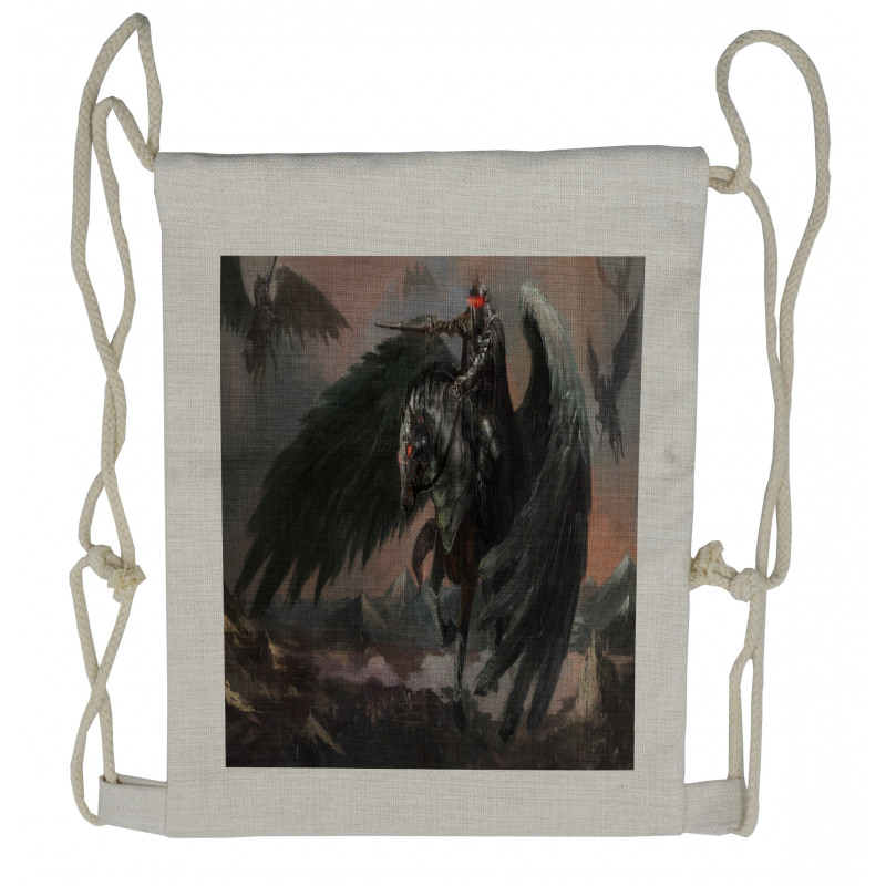 Pegasus King Leading Drawstring Backpack