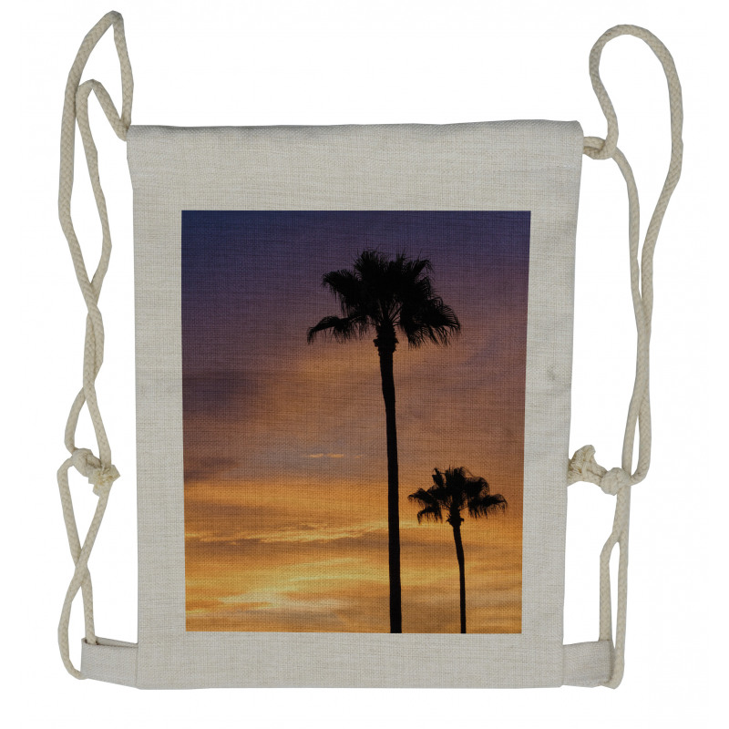 Exotic Coconut Dreamy Drawstring Backpack