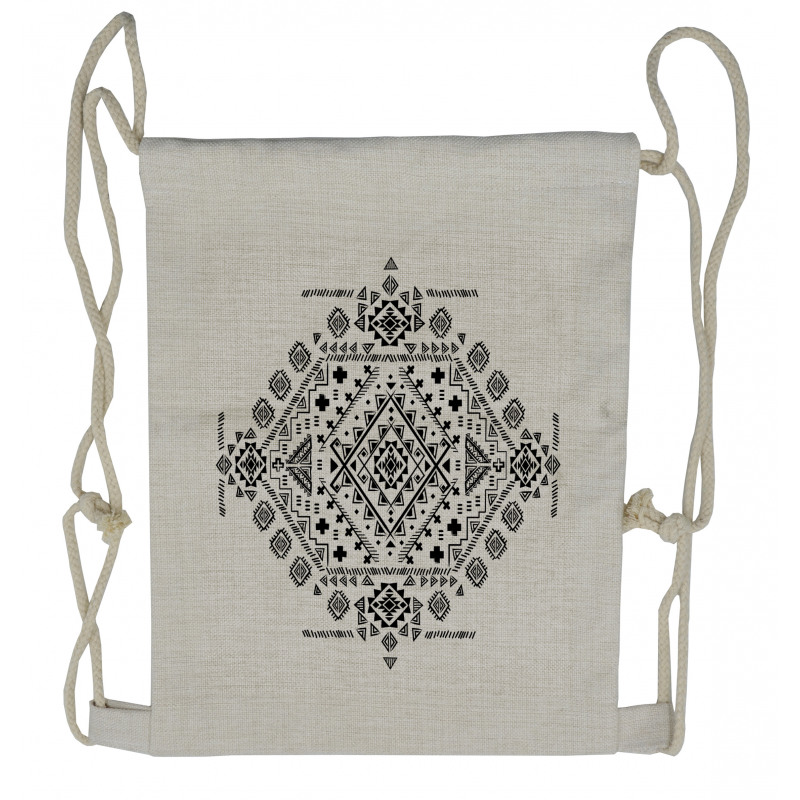 Maya Patterns Drawstring Backpack