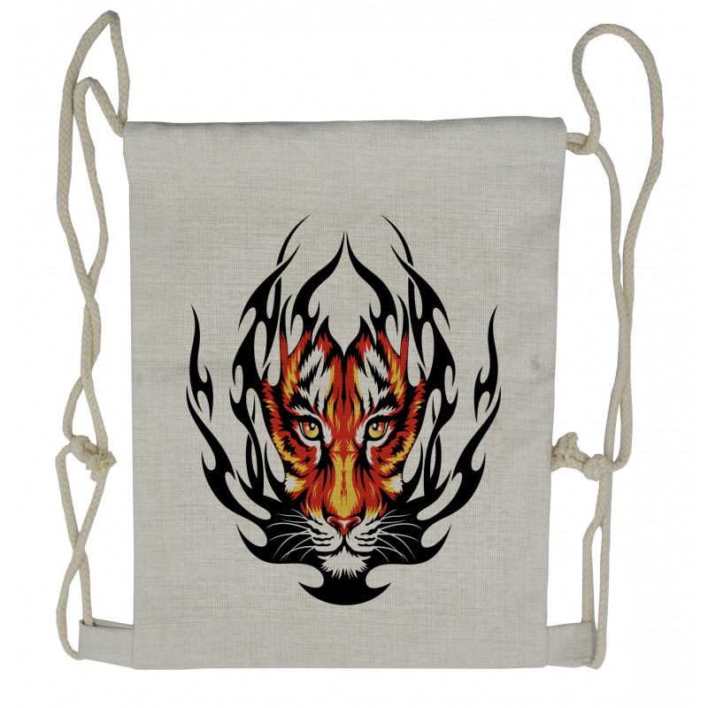 Jungle Tigers Prince Drawstring Backpack