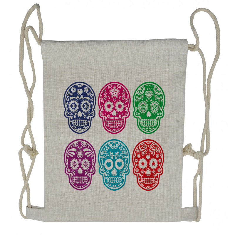 Mexican Festival Drawstring Backpack