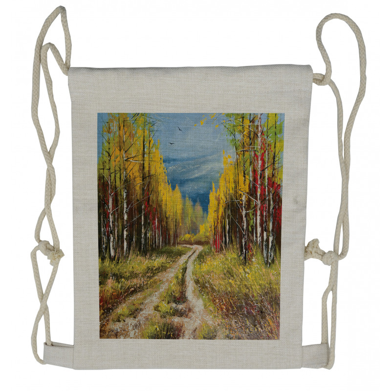 Nature Landscape Drawstring Backpack