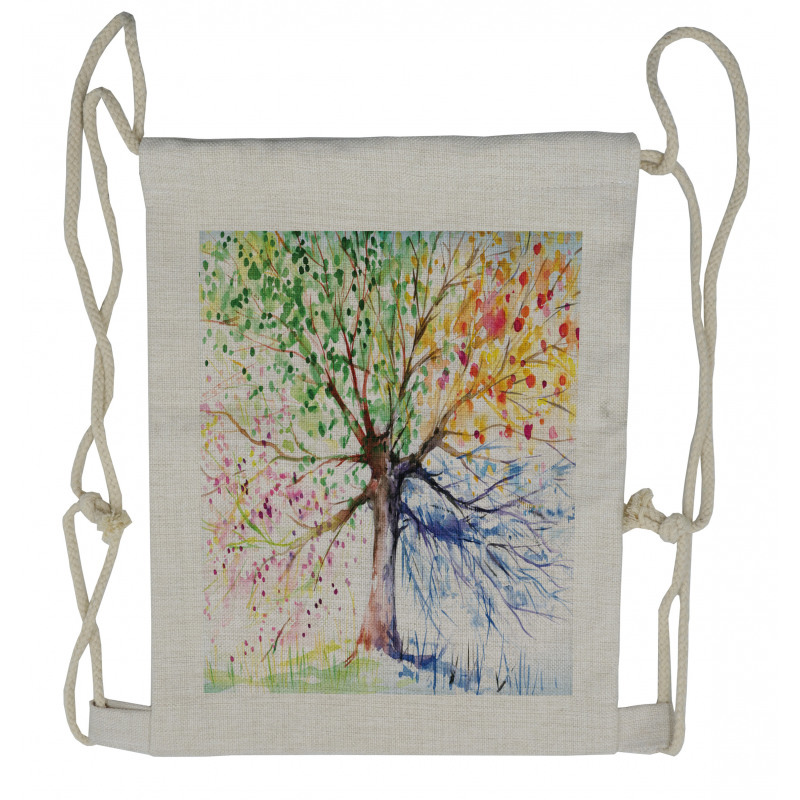 4 Seasons Colorful Drawstring Backpack