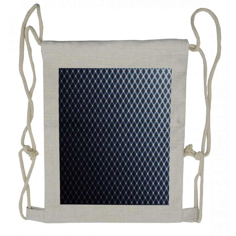 Checkered Halftone Drawstring Backpack