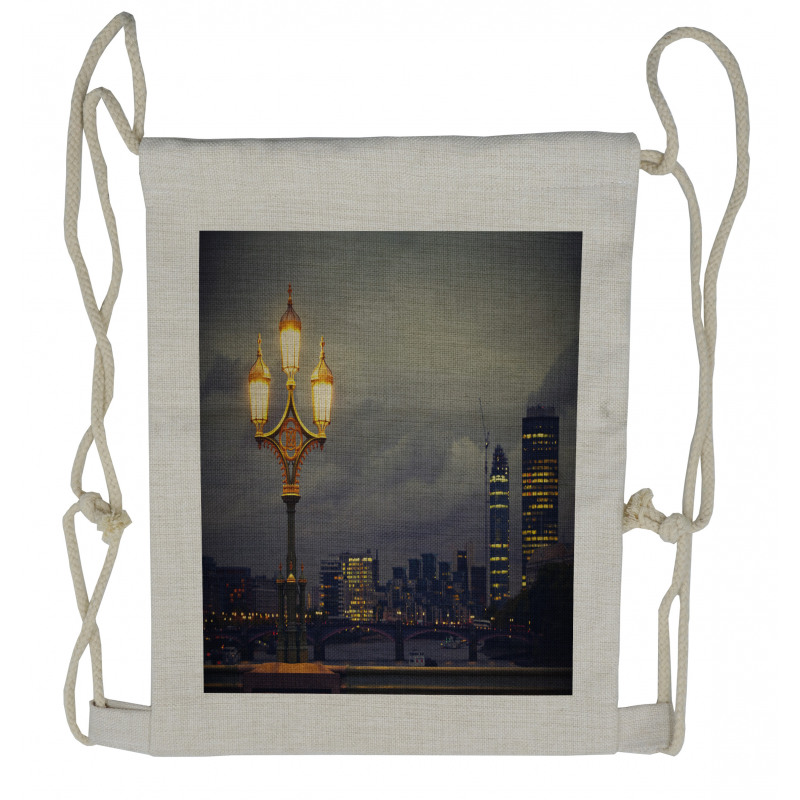 Westminster Bridge London Drawstring Backpack