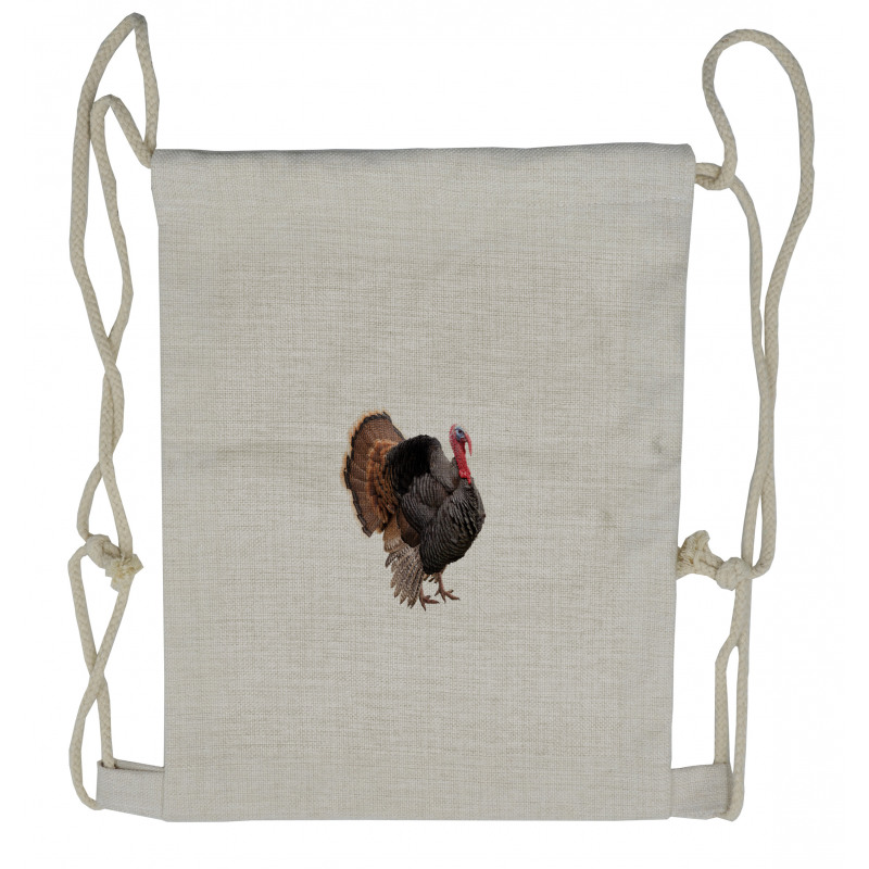 Farm Animal Portrait Drawstring Backpack