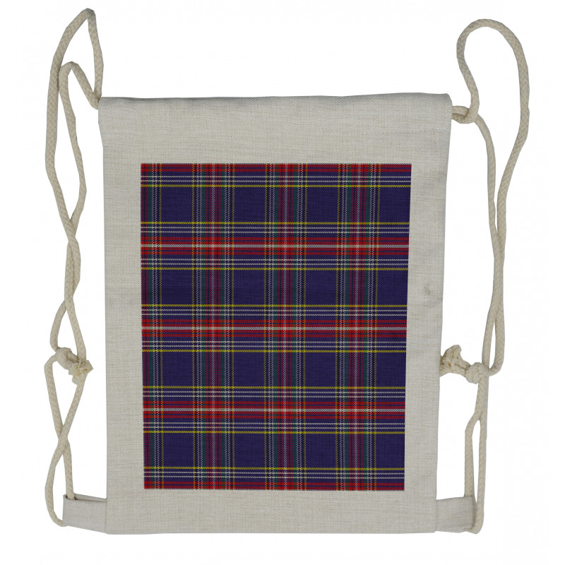 Scottish Country Style Drawstring Backpack