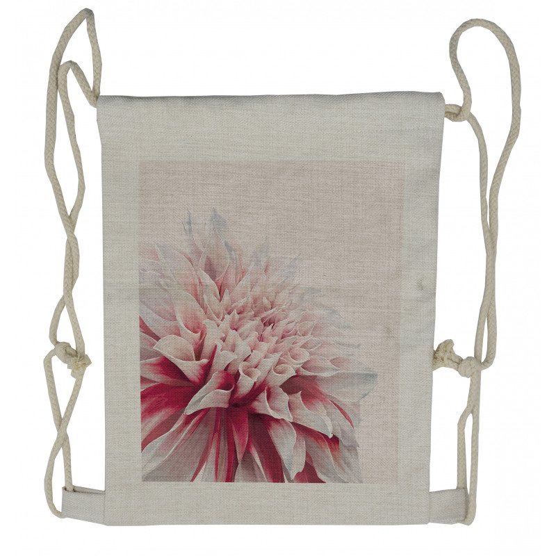 Close up Floral Blossom Drawstring Backpack