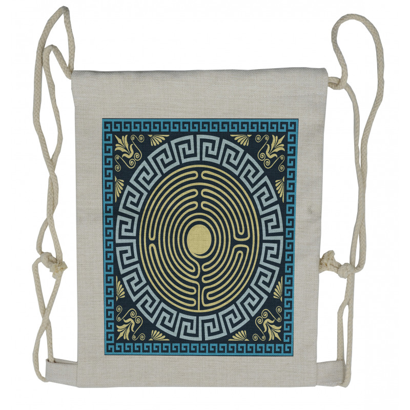 Labyrinth Drawstring Backpack