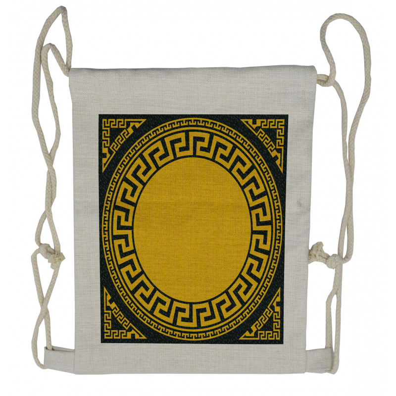 Sun Inspired Circle Drawstring Backpack