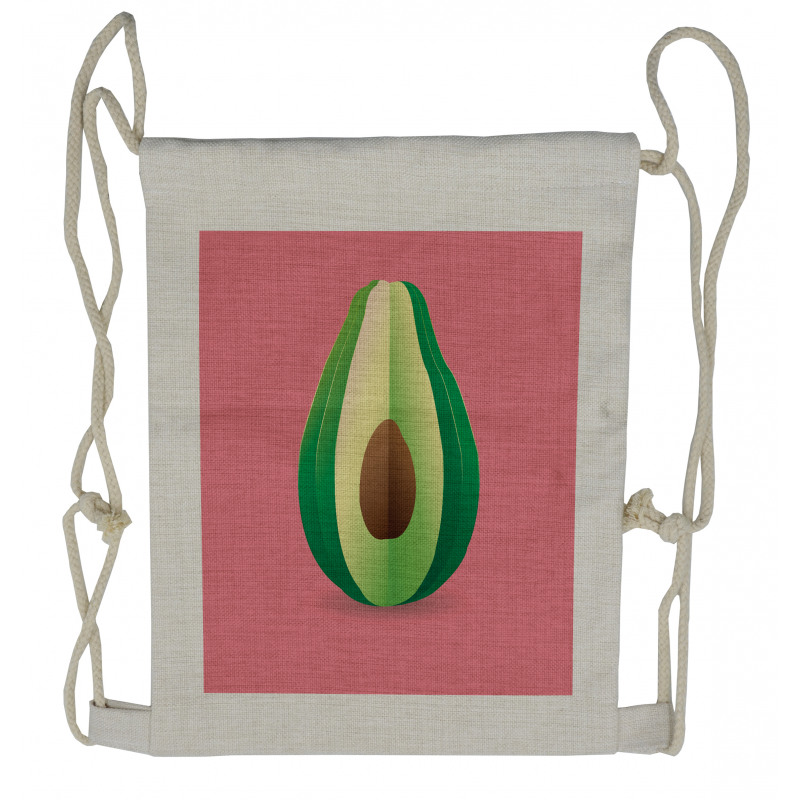 Fresh Healthy Avocado Drawstring Backpack