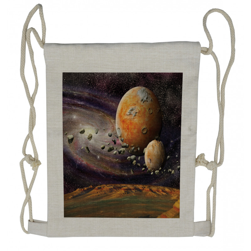 Universe Space Planets Drawstring Backpack