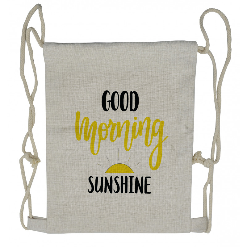 Morning Sunshine Drawstring Backpack