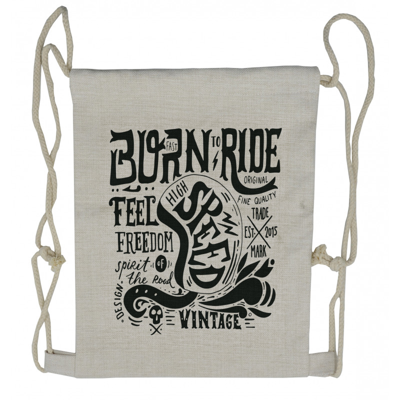 Spirit of the Road Drawstring Backpack