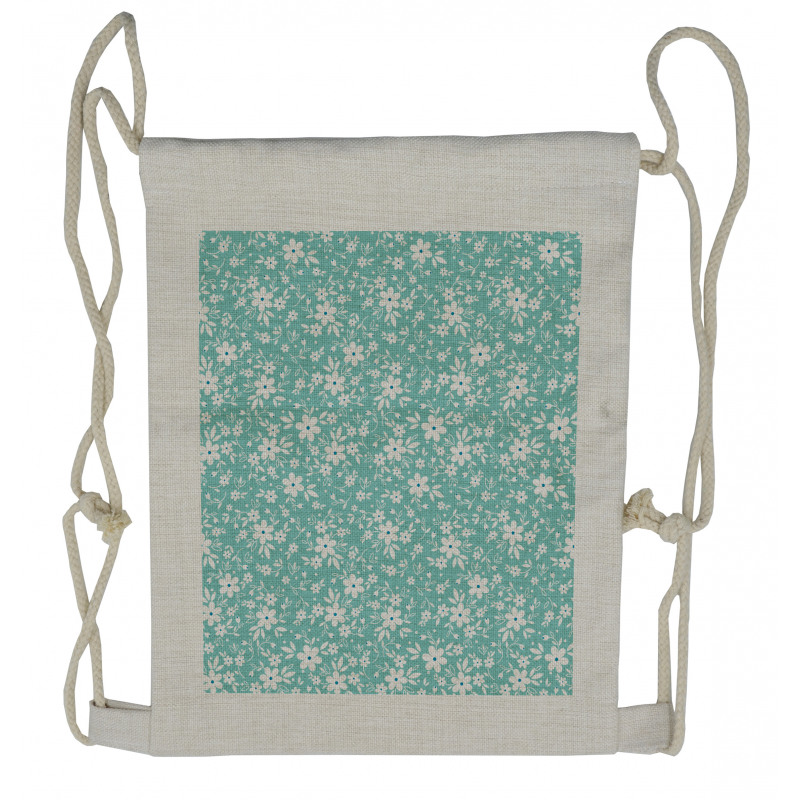 Lily Daisy Field Drawstring Backpack