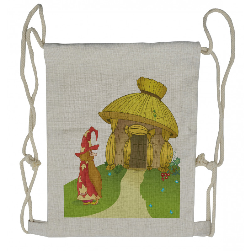 Fantasy Fairy Land Nursery Drawstring Backpack