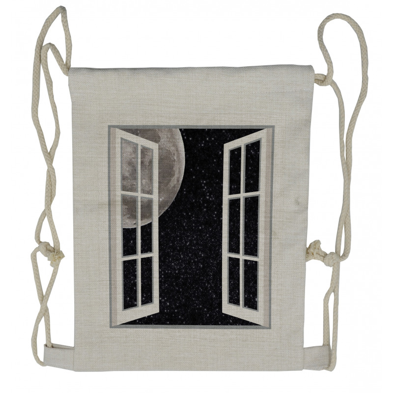 Window to the Space Drawstring Backpack