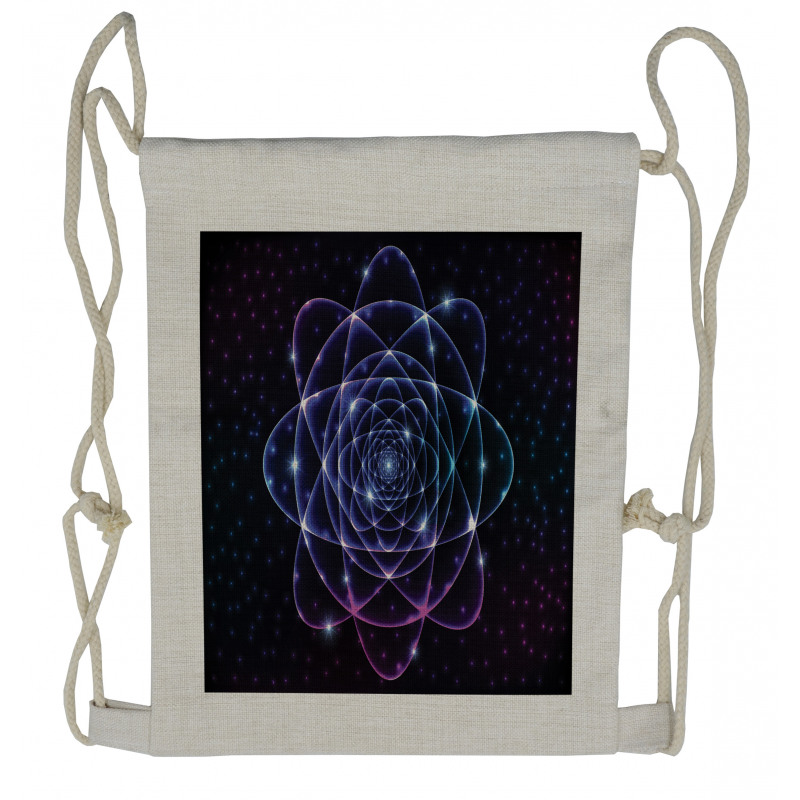 Universe Theme Stars Drawstring Backpack