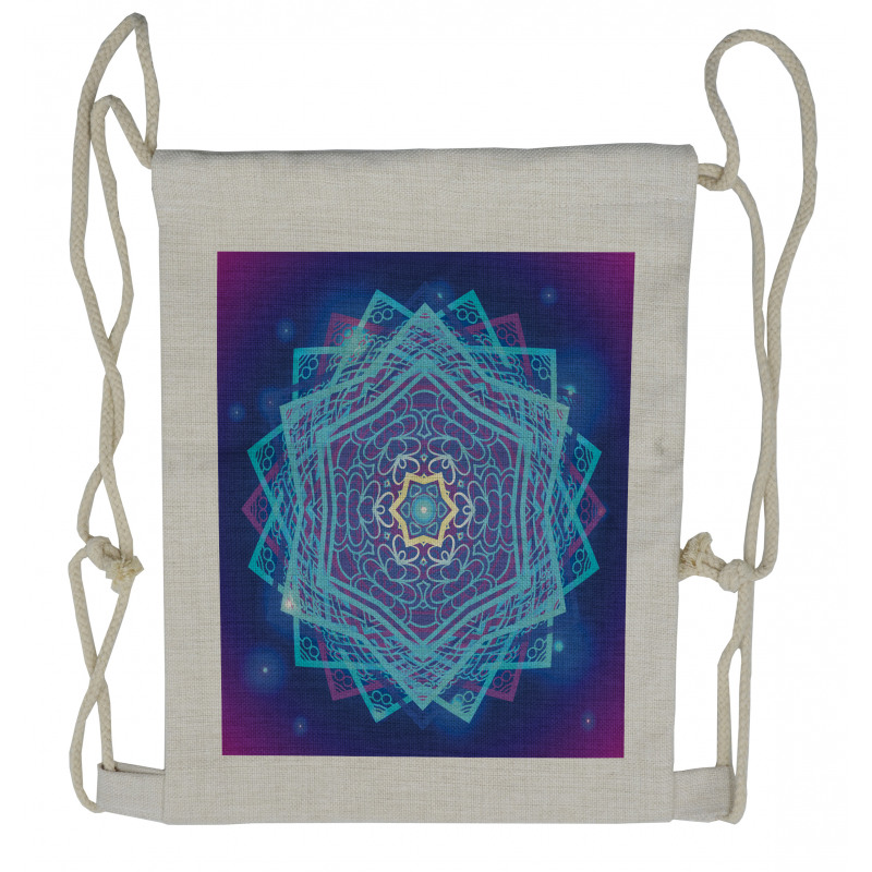 Geometry Design Drawstring Backpack