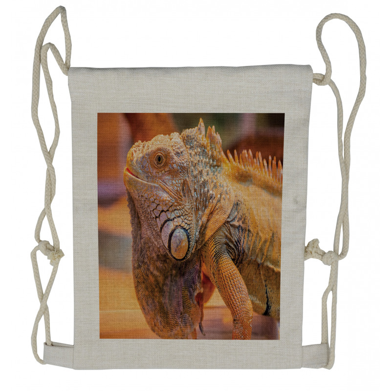 Caribbean Arboreal Animal Drawstring Backpack