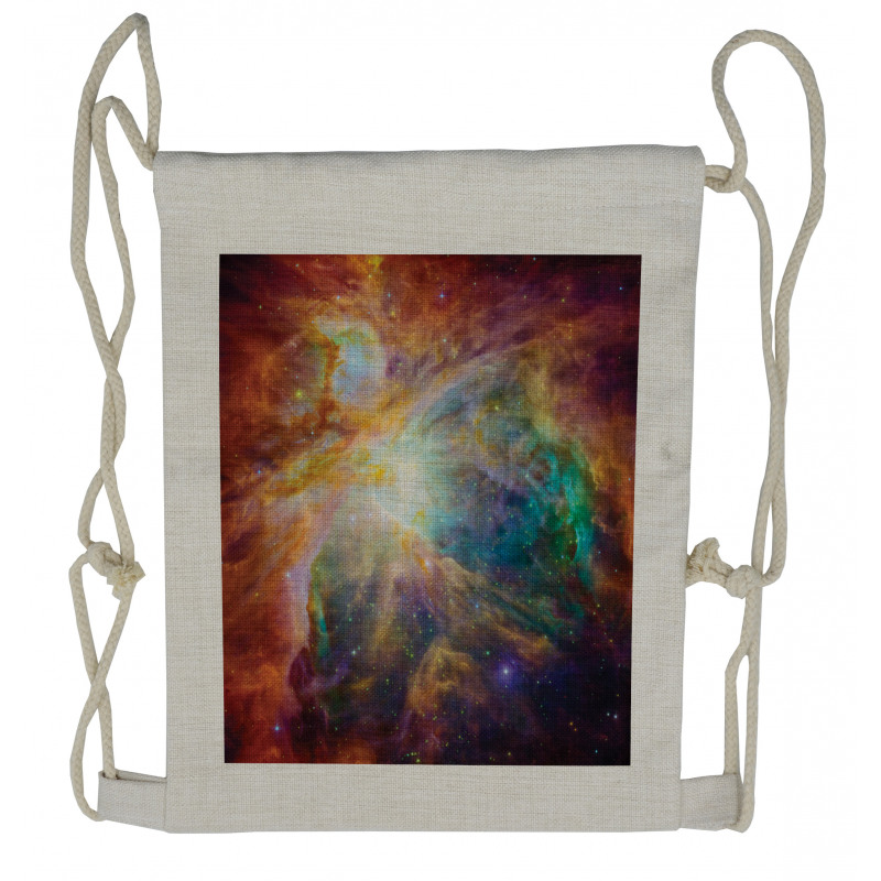 Stars and Nebula Drawstring Backpack