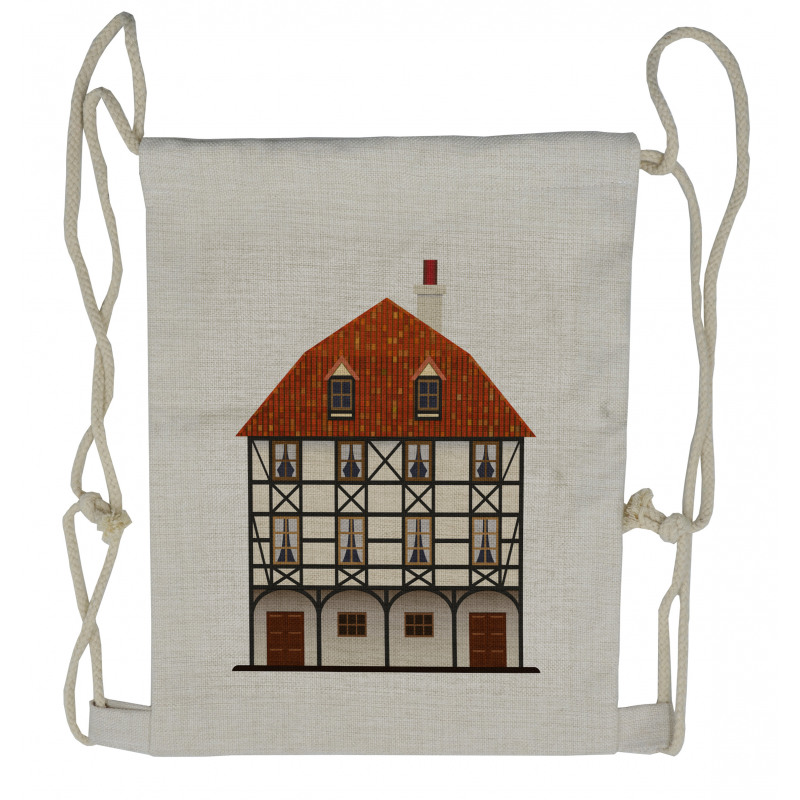 Traditional Cottage Drawstring Backpack