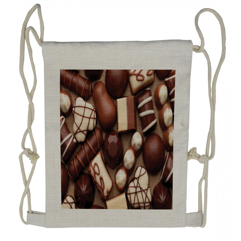 Candy Sweets Truffles Drawstring Backpack