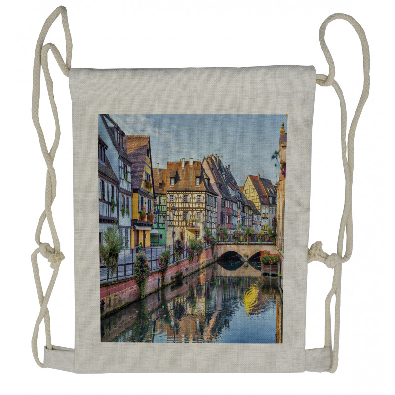 Traditional French Drawstring Backpack