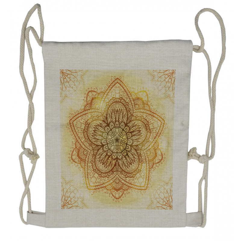 Old Mandala Drawstring Backpack