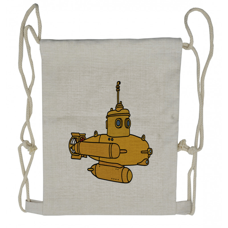 Creative Bathyscaphe Art Drawstring Backpack