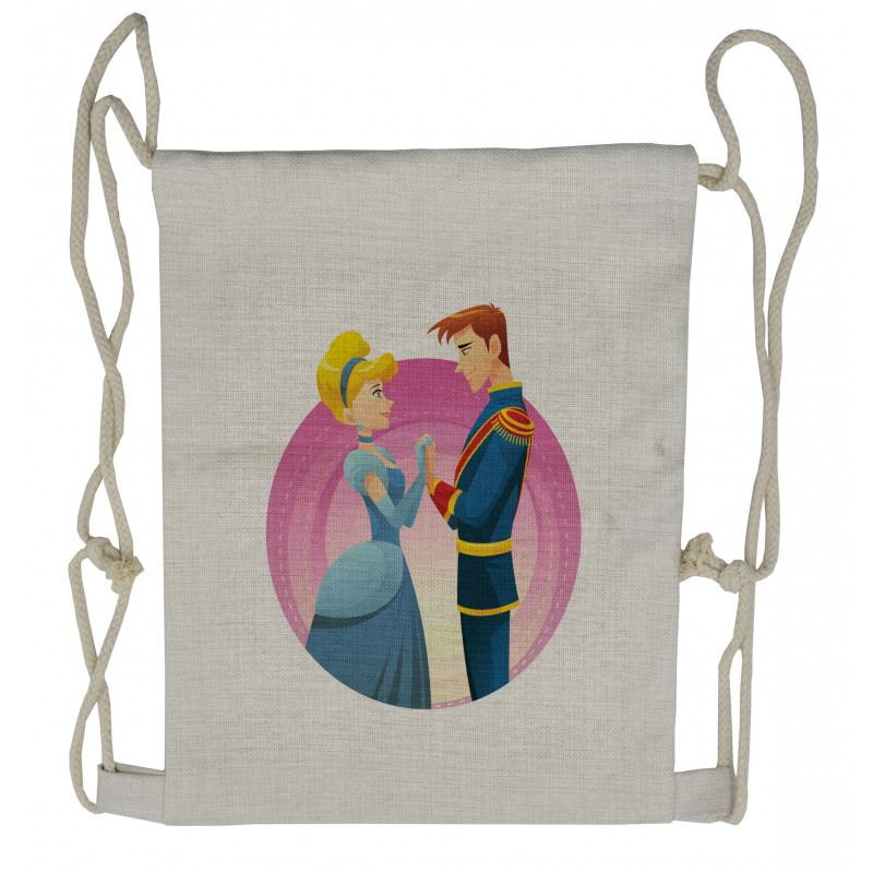 Classic Love Story Drawstring Backpack