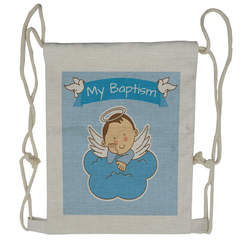 My Sign Baby Drawstring Backpack