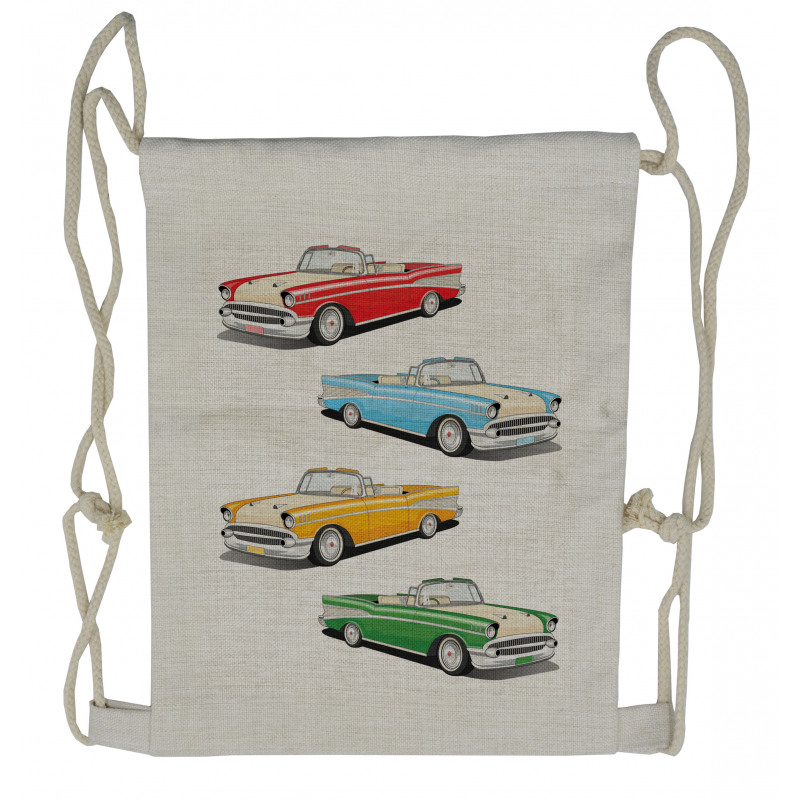 Roadsters Old Vintage Drawstring Backpack