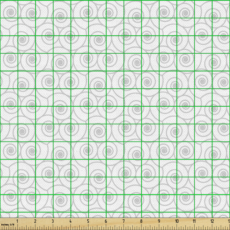Soyut Parça Kumaş Küçük Boyutlarda Tekrarlı Spiral Tasvirler