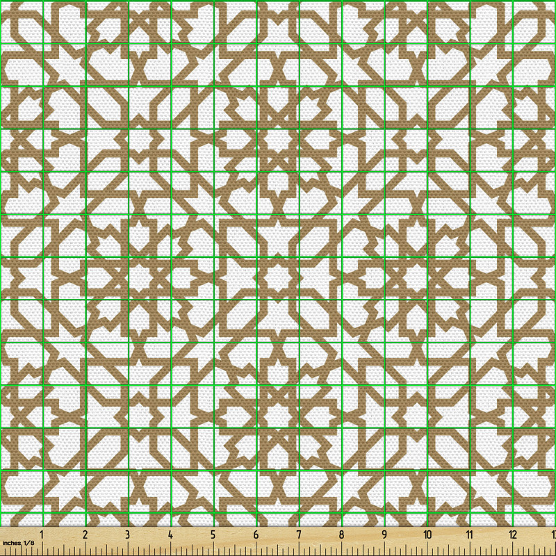 Mozaik Parça Kumaş Geometrik Geleneksel Zarif Osmanlı Desenleri