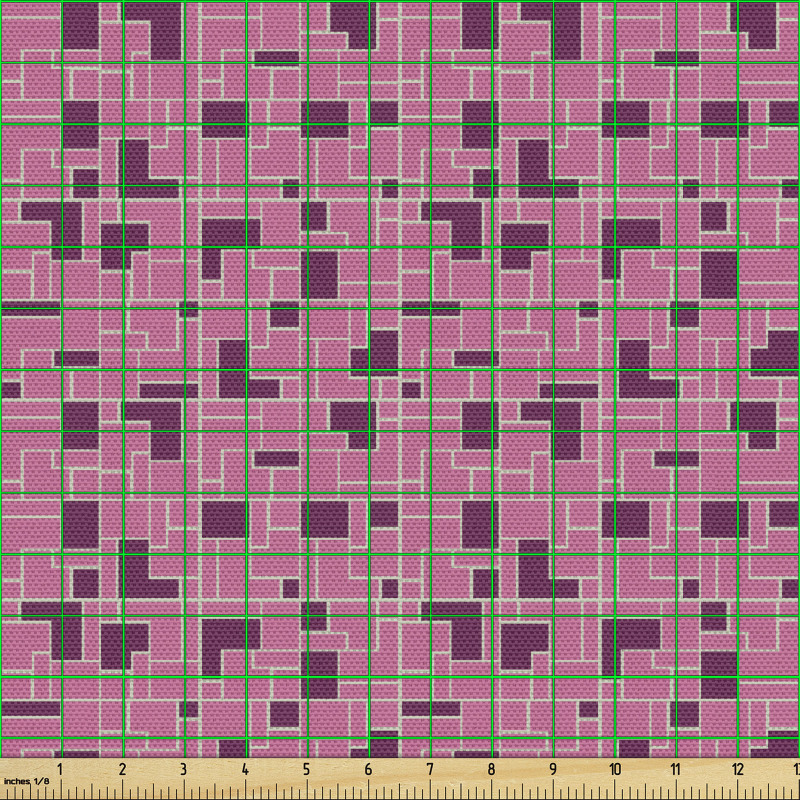 Geometrik Parça Kumaş Geometrik Şekillerden Oluşmuş Puzzlelar