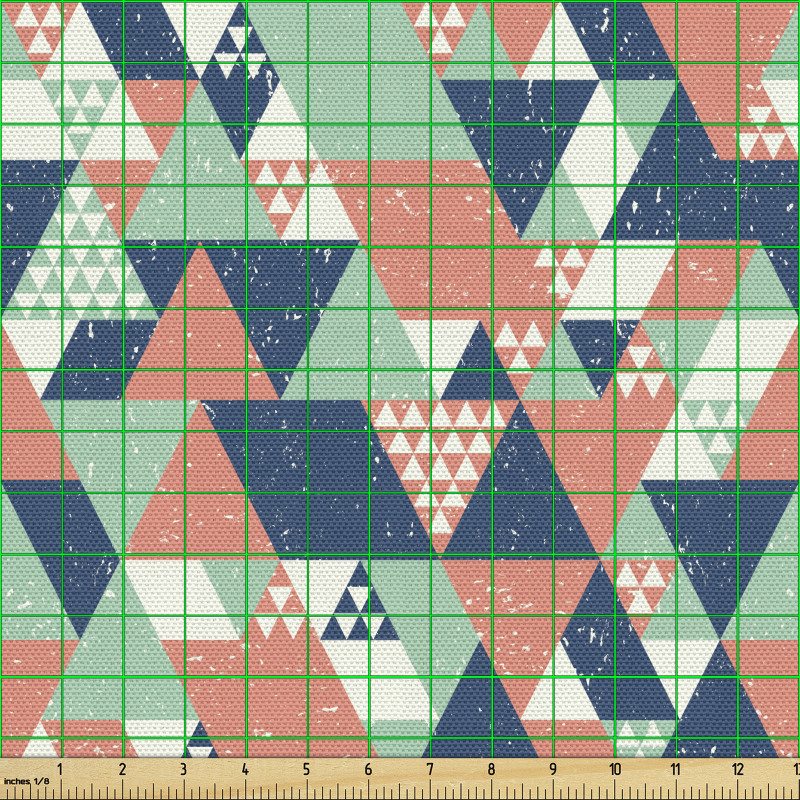 Geometrik Parça Kumaş Pürüzlü Üçgen Detaylı Grafik Tasarım