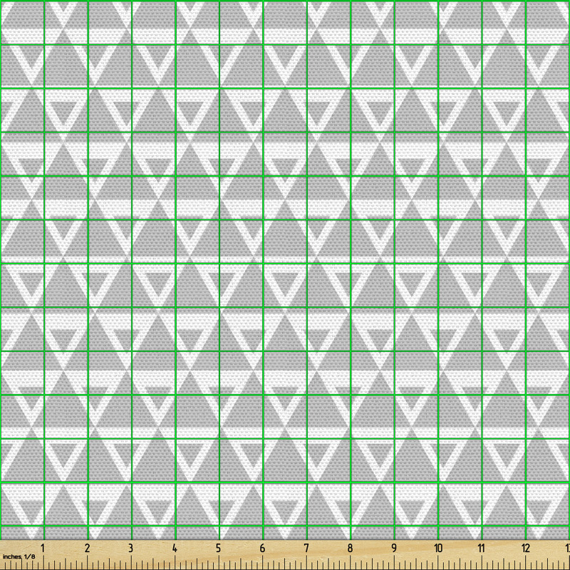 Geometrik Parça Kumaş Üçgen Şekillerinin Dizilmesinden Model
