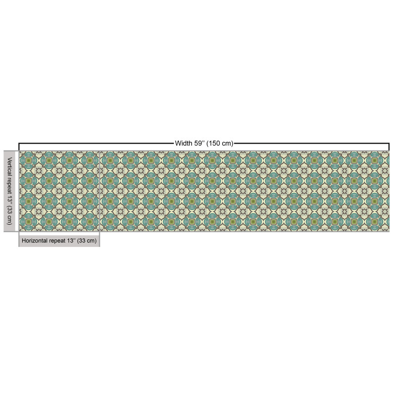 Mozaik Parça Kumaş Geleneksel Kültürel Geometrik Süslü Desen 